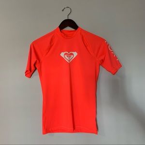 Roxy whole hearted short sleeve rashguard